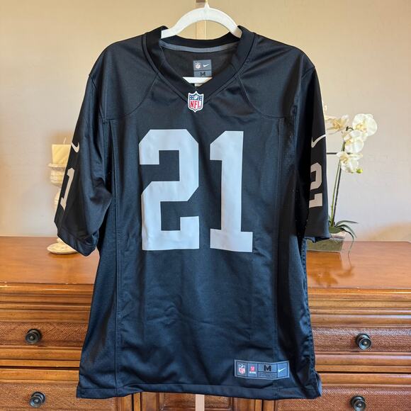Nike Other - Nike NFL On Field Las Vegas Raiders Jersey #21 Coors Light Black Size M NWOT